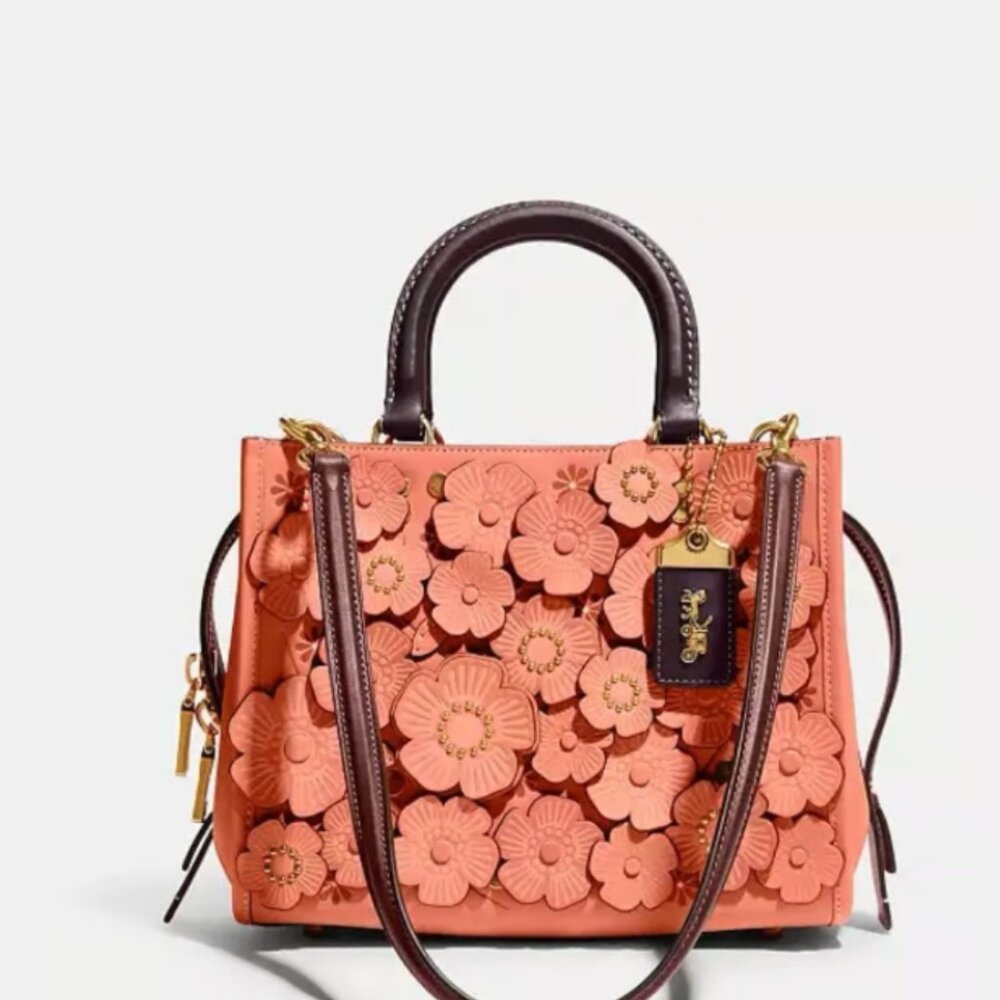 NWOT Coach Tea Rose Rogue 25